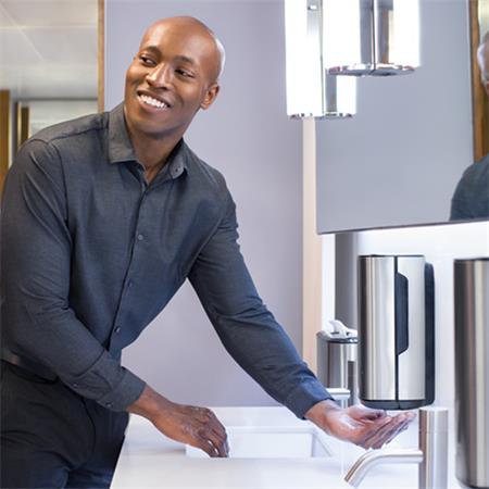 Hab- és folyékony szappan adagoló, S4 rendszer, Intuition szenzorral, Image line, TORK, rozsdamentes 3 Folyékony szappanok és adagolók