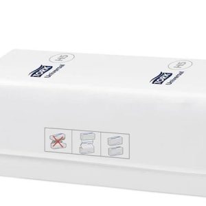 Kéztörlő, hajtogatott, H5 rendszer, 1 rétegű, Universal, TORK "PeakServe®", fehér