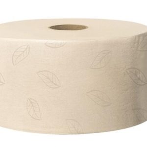 Toalettpapír, T2 rendszer, 2 rétegű, 19 cm átmérő, Advanced, TORK "Mini Jumbo", natúr