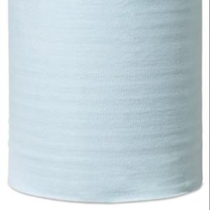 Tisztítókendő, szöszszegény, tekercses, 1 rétegű, 200 db, utántöltő hordozható vödörhöz, W10 rendszer, TORK, türkiz