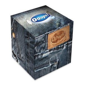 Papír zsebkendő, 3 rétegű, 54 db, OOOPS