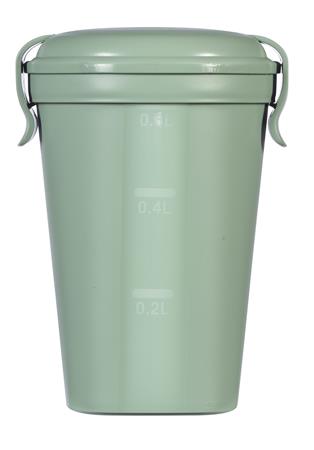 Ételtartó pohár, 600ml, műanyag, CURVER, "Lunch&Go", zöld 2 Ételtartó pohár, 600ml, műanyag, CURVER, "Lunch&Go", zöld
