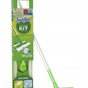 Kezdőkészlet, felmosó, nedves- és száraz utántöltővel, SWIFFER "Sweeper"