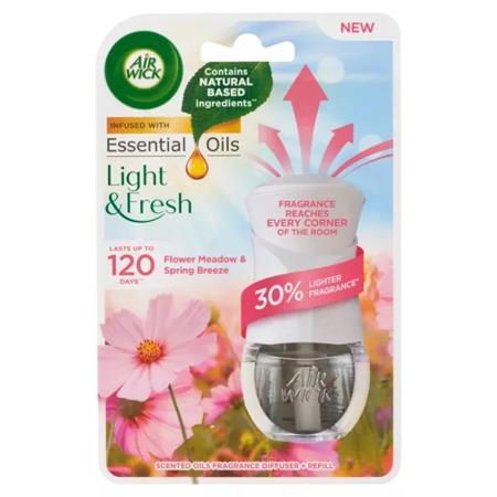 Illatosító készülék, elektromos, 19 ml, AIR WICK "Life scents", tavaszi virágos mező 1 AIR WICK