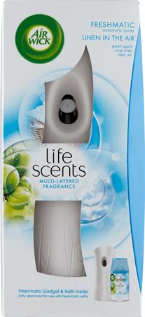Illatosító készülék, automata, 250 ml, AIR WICK "Freshmatic", friss ruha 1 AIR WICK