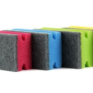 Mosogatószivacs, formázott, 4 db, BONUS