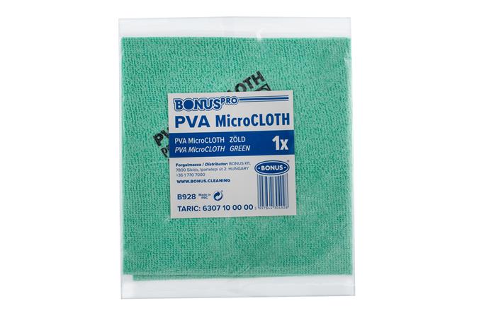Törlőkendő, univerzális, 40x34 cm, BONUS "MicroCLOTH", zöld 1 BONUS