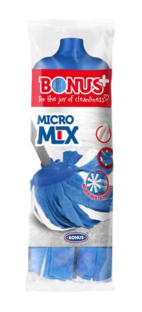 Gyorsfelmosó fej, mikroszál és viszkóz, BONUS "MicroMIX" 1 BONUS