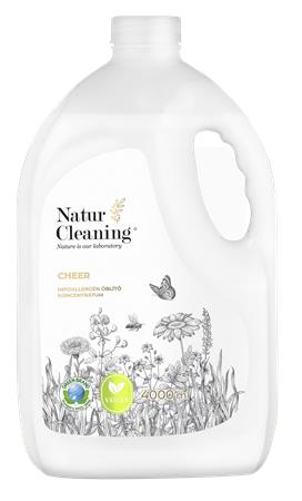 Öblítő koncentrátum, hipoallergén, 4 l, NATURCLEANING "Cheer" 1 NATURCLEANING