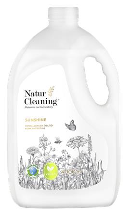 Öblítő koncentrátum, hipoallergén, 4 l, NATURCLEANING "Sunshine" 1 NATURCLEANING