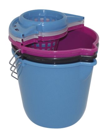 Felmosóvödör csavarókosárral, kerek, 12 l 1 .