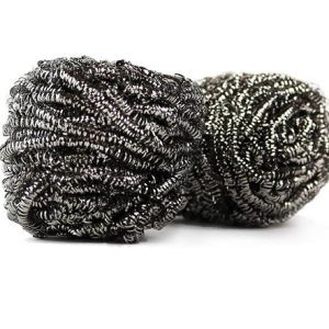 Inox fémsúroló, spirál, 2 db, BONUS