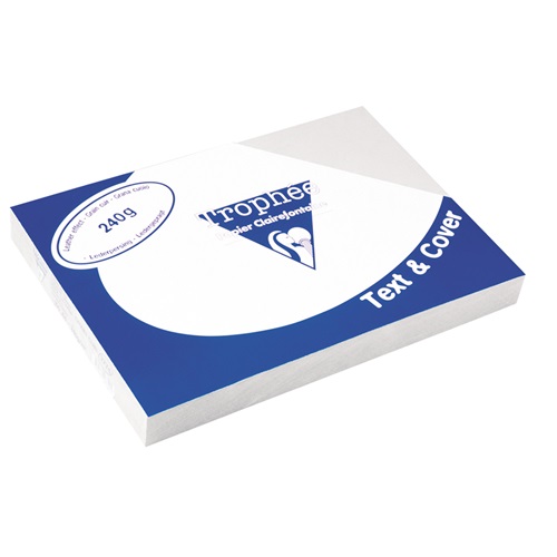 Karton bőrhatású Clairefontaine Text and Cover A/4 240g fehér 100 ív/csomag 1 Karton bőrhatású Clairefontaine Text and Cover A/4 240g fehér 100 ív/csomag