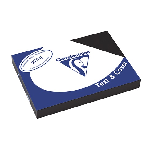 Karton textilhatású Clairefontaine Text and Cover A/4 270g fekete 100 ív/csomag 1 Karton textilhatású Clairefontaine Text and Cover A/4 270g fekete 100 ív/csomag