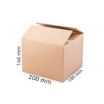 Karton doboz 200 x 180 x 140 mm 3 rétegű - Image 2