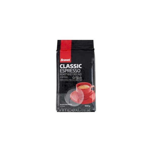 Kave orolt Espresso 1000 g Bravos i579395