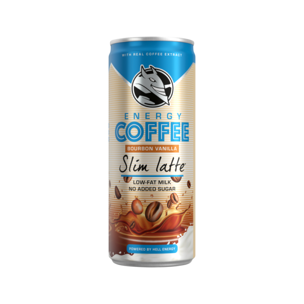 Kaveital 0 25l HELL Energy Coffee Slim Latte 24 db csom i239649