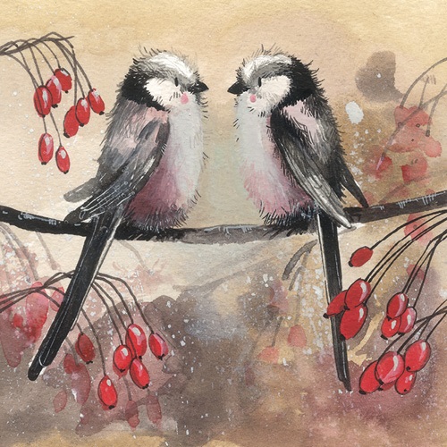 Képeslap Alex Clark borítékkal, 14x14 cm, őszapók 1 Képeslap Alex Clark borítékkal, 14x14 cm, őszapók