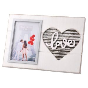 Képkeret Statovac Woody fa 10 x 15 cm asztali, fekvő Love