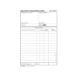 Készpénzfizetési számla 50x3 lapos tömb A/5 álló - Image 2