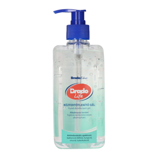 Kez es borfertotlenito gel pumpas 500 ml Classic Bradolife i489156