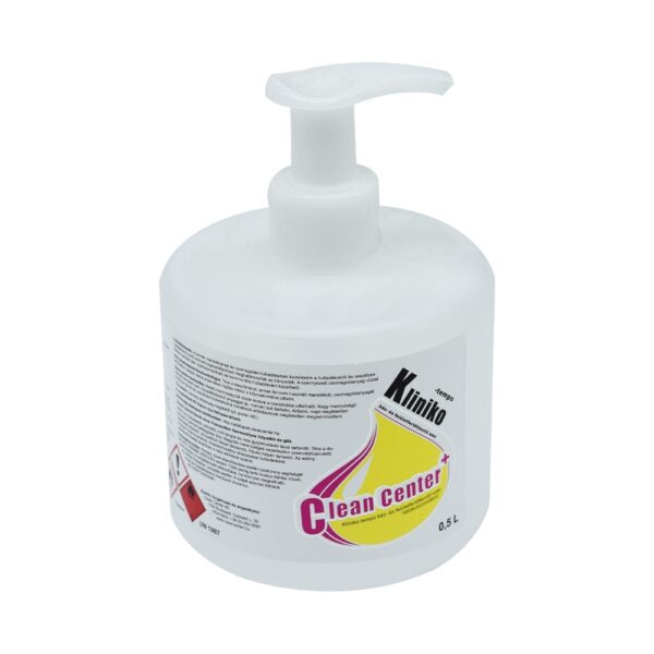 Kez es borfertotlenito pumpas 500 ml Kliniko Tempo Clean Center i541220