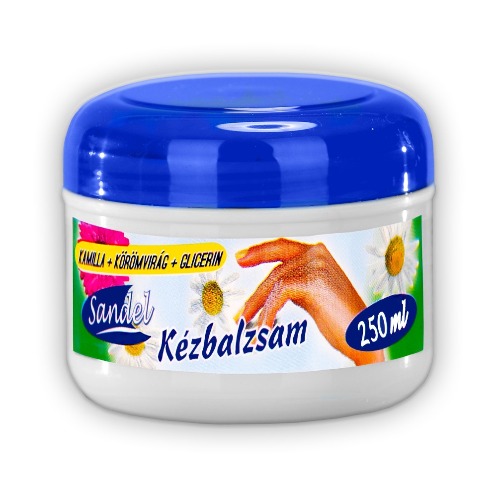 Kézbalzsam tégelyes 250 ml Sandel 1 Kézbalzsam tégelyes 250 ml Sandel