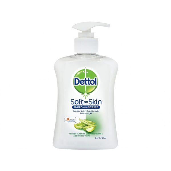 Kezmoso gel pumpas 250 ml Dettol Hidratalo Aloe Vera Milk Protein i242366