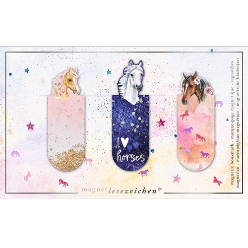 Könyvjelző Moses Verlag mágneses, lovak 2 Könyvjelző Moses Verlag mágneses, lovak - Image 2