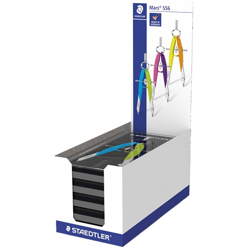 Körző Staedtler Mars Comfort 556 Neon 1 precíziós geometriai kék/zöld pótheggyel - Image 3