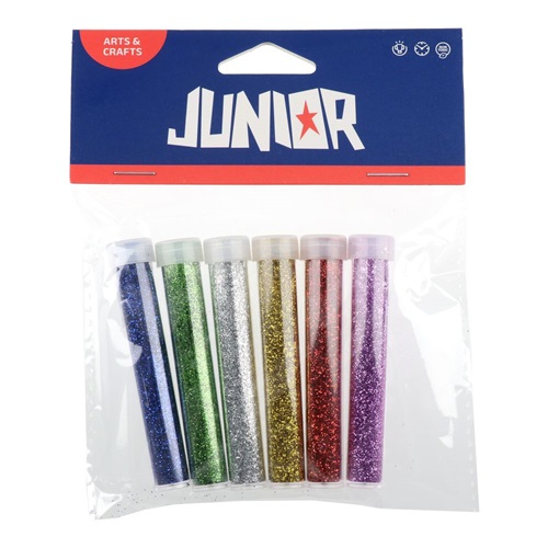 Kreatív Junior csillám metál, kis kiszerelés, vegyes, 6 db/csomag 2 Kreatív Junior csillám metál, kis kiszerelés, vegyes, 6 db/csomag - Image 2