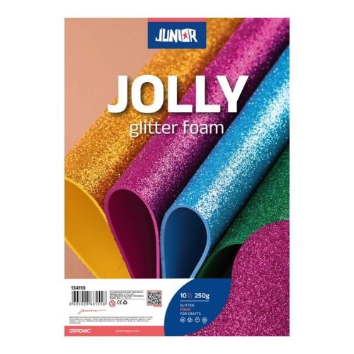 Kreatív Junior csillámos dekor gumilap A/4, rózsaszín, 10 db/csomag 3 Kreatív Junior csillámos dekor gumilap A/4, rózsaszín, 10 db/csomag - Image 3