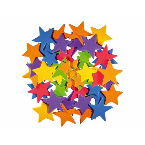 Kreatív Junior habszivacs csillag 80 db/csomag vegyes méret és szín 1 Kreatív Junior habszivacs csillag 80 db/csomag vegyes méret és szín