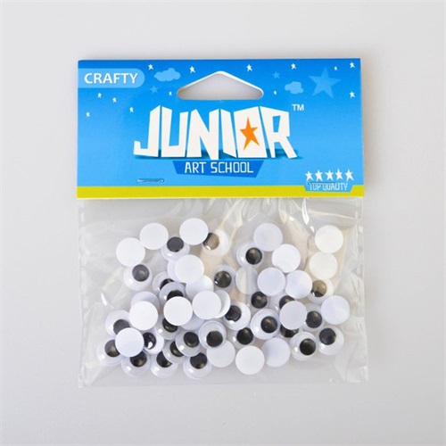 Kreatív Junior mozgószem, 10mm, 50 db/csomag 2 Kreatív Junior mozgószem, 10mm, 50 db/csomag - Image 2