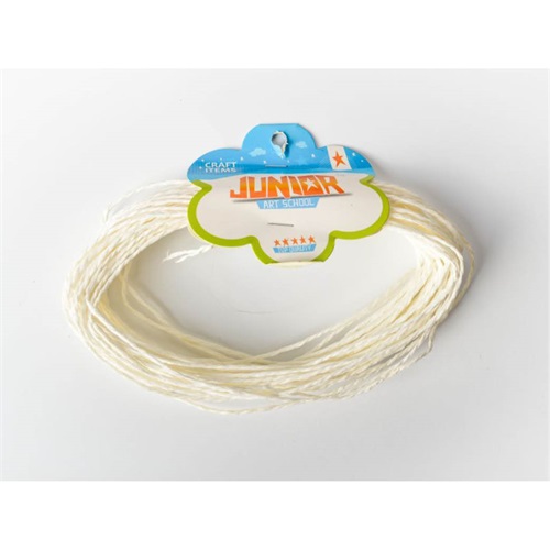 Kreatív Junior papír zsinór 15m/csomag fehér 2 Kreatív Junior papír zsinór 15m/csomag fehér - Image 2