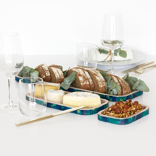 Kreatív decoupage tárgy Clairefontaine Décopatch téglalap alakú tálca 3 db/csomag 3 Kreatív decoupage tárgy Clairefontaine Décopatch téglalap alakú tálca 3 db/csomag - Image 3