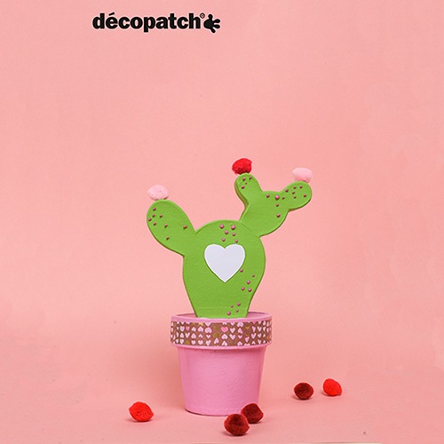 Kreatív decoupage tárgy Clairefontaine Décopatch western kaktusz 8x14x18 cm 2 Kreatív decoupage tárgy Clairefontaine Décopatch western kaktusz 8x14x18 cm - Image 2