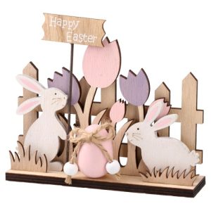 Kreatív dekoráció Statovac Coni fa nyuszi party, 13,5 cm