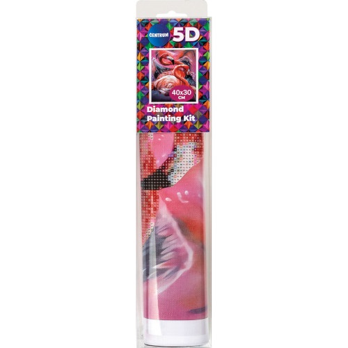 Kreatív gyémántszemes kirakó Centrum 30x40 cm, Flamingók 2 Kreatív gyémántszemes kirakó Centrum 30x40 cm, Flamingók - Image 2