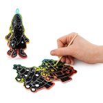 Kreatív kaparós 3D figura Trendhaus Wichtel karácsonyi 3 db-os klt. pálcával, szalaggal - Image 3