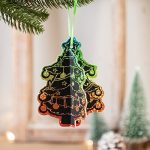 Kreatív kaparós 3D figura Trendhaus Wichtel karácsonyi 3 db-os klt. pálcával, szalaggal - Image 4