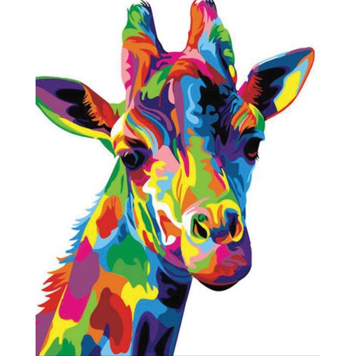 Kreatív kifestő klt. Centrum számozott, 30x40 cm, Zsiráf 1 Kreatív kifestő klt. Centrum számozott, 30x40 cm, Zsiráf