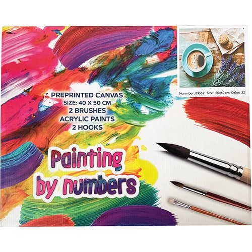 Kreatív kifestő klt. Centrum számozott, 40x50 cm, Csendélet 2 Kreatív kifestő klt. Centrum számozott, 40x50 cm, Csendélet - Image 2