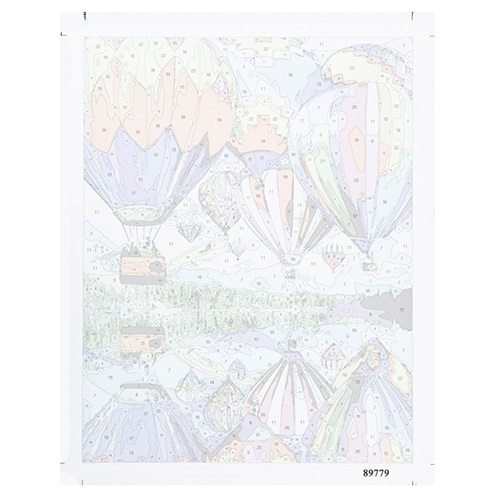 Kreatív kifestő klt. Centrum számozott, 40x50 cm, Hőlégballonok 3 Kreatív kifestő klt. Centrum számozott, 40x50 cm, Hőlégballonok - Image 3