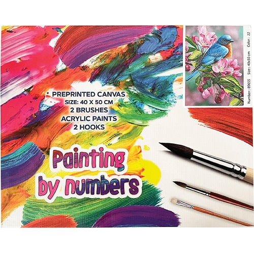 Kreatív kifestő klt. Centrum számozott, 40x50 cm, Színes madár 2 Kreatív kifestő klt. Centrum számozott, 40x50 cm, Színes madár - Image 2