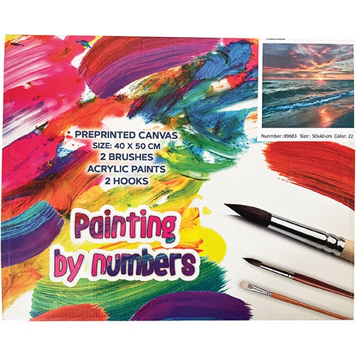 Kreatív kifestő klt. Centrum számozott, 40x50 cm, Tengerpart 2 Kreatív kifestő klt. Centrum számozott, 40x50 cm, Tengerpart - Image 2