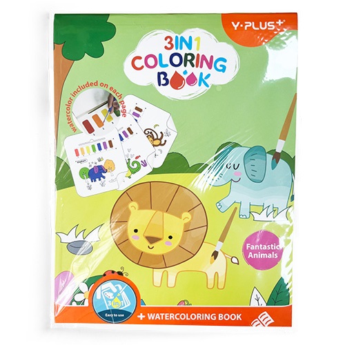 Kreatív kifestőkönyv Y-plus+ Fantasztikus állatok 1 Kreatív kifestőkönyv Y-plus+ Fantasztikus állatok