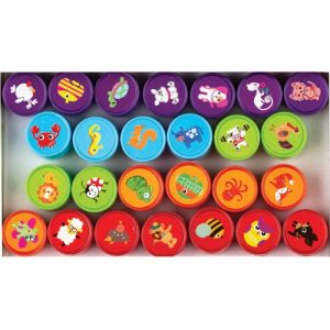 Kreatív pecsét Centrum kerek, 25 mm, vegyes állat minták