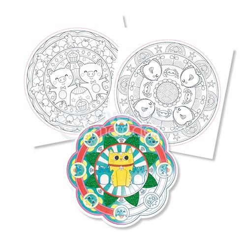 Kreatív színezőfüzet Avenue Mandarine Mandala Állatok 2 Kreatív színezőfüzet Avenue Mandarine Mandala Állatok - Image 2