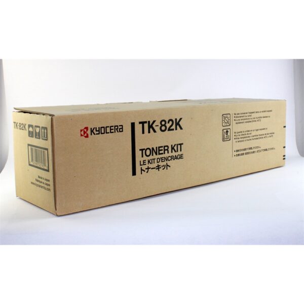 Kyocera TK82 toner ORIGINAL black 370090KL leertekelt i13311